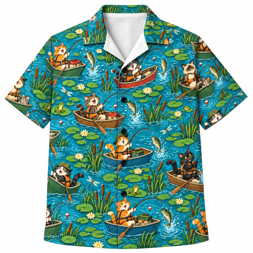 Cats Catching Nothing Hawaïshirt
