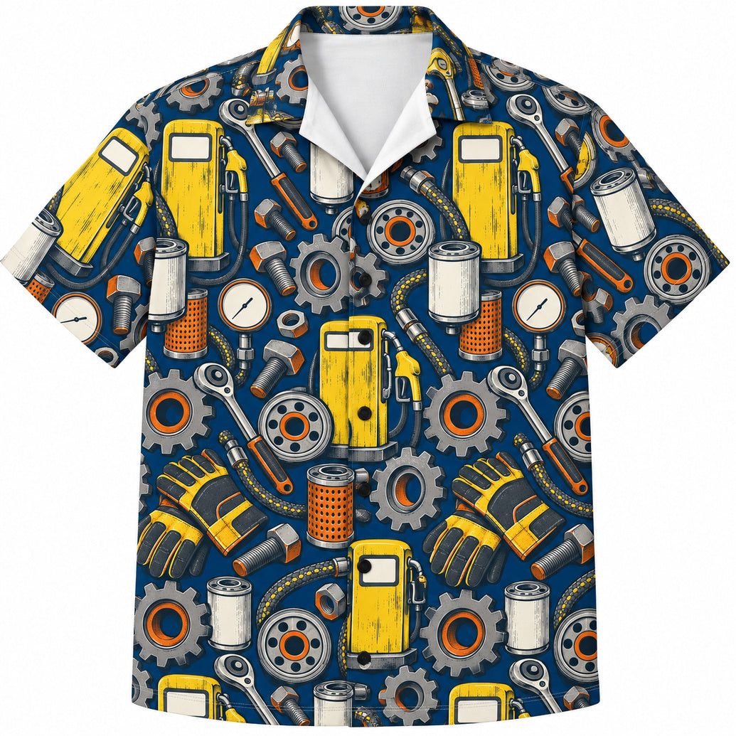 Heavy Duty Workshop Signal Hawaïshirt