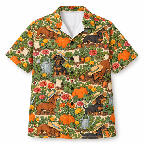 Pumpkin Patch Low-Rider Garden Hawaiihemd