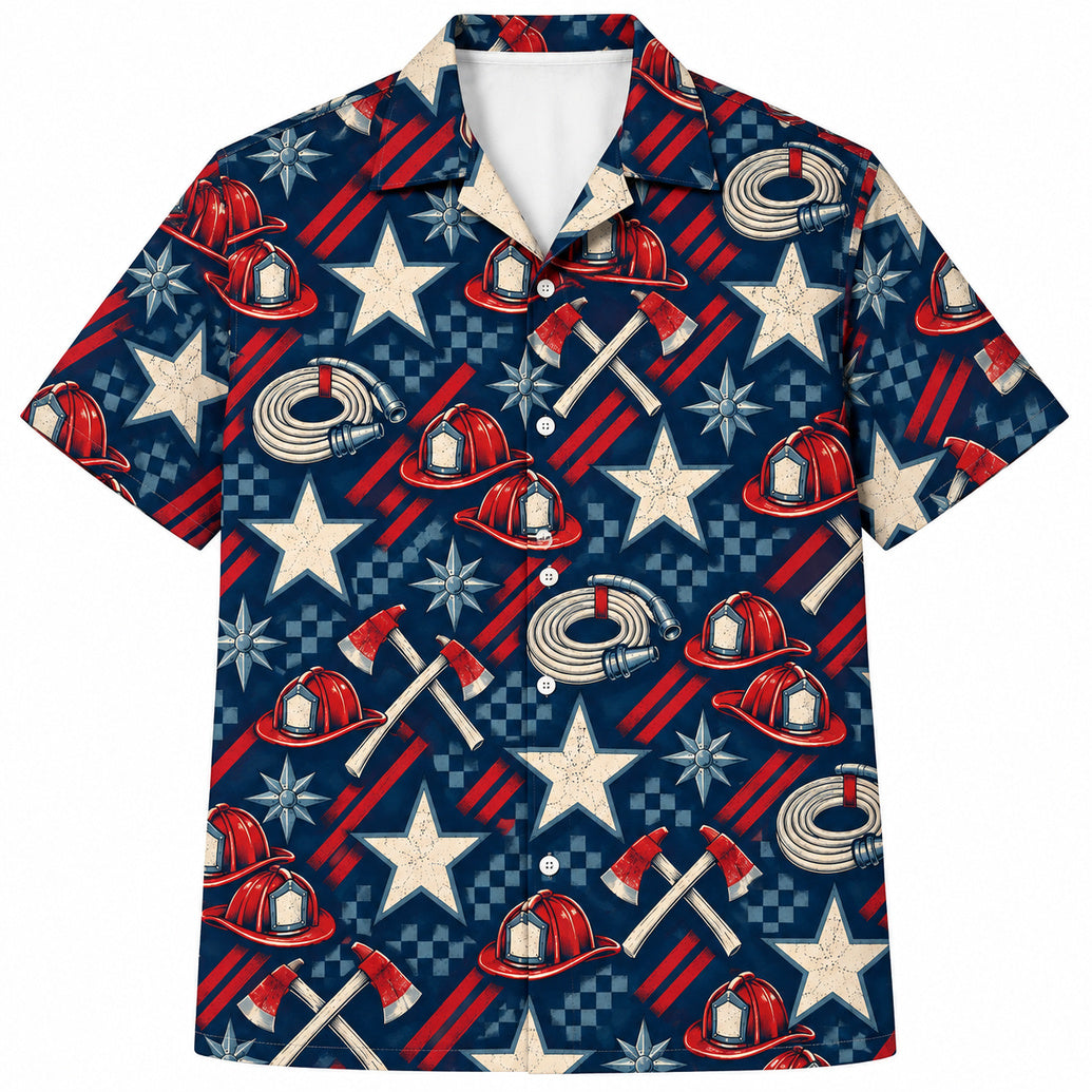 Stars and Station Steel Hawaïshirt