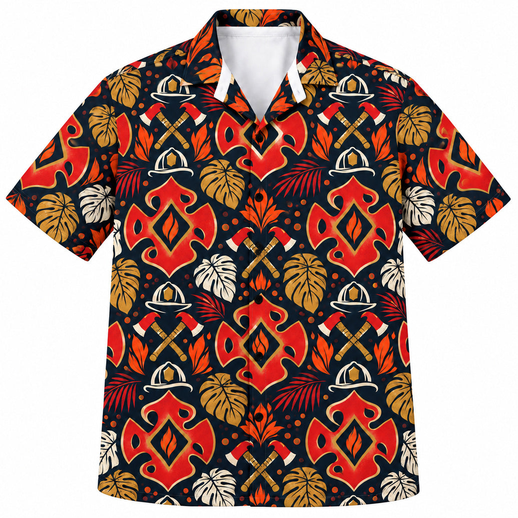 Wiener Picnic Mustard Parade Hawaiian Shirt