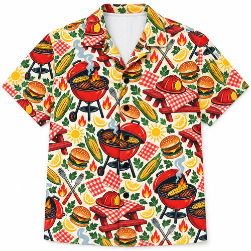 Stationyard Grill Social Hawaiian Shirt