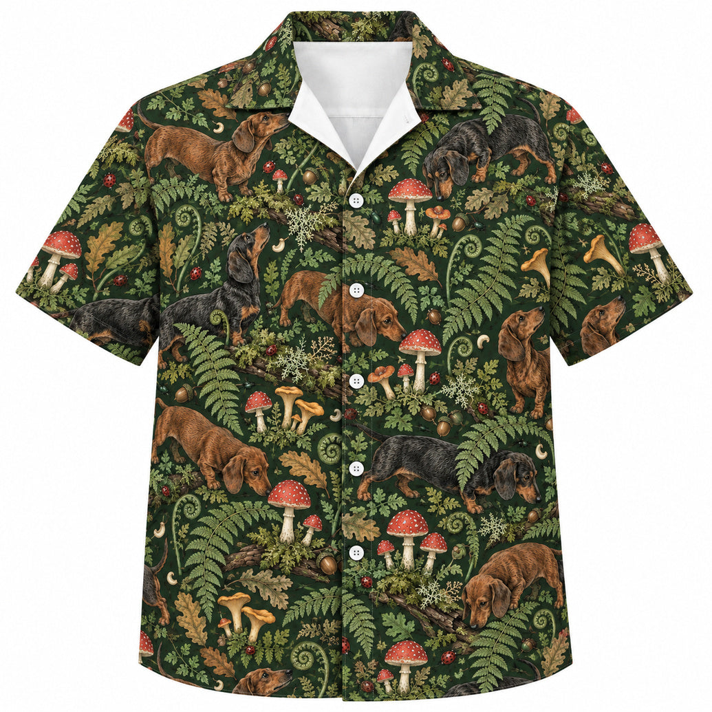 Dackel Mosscap Ramble Hawaiihemd