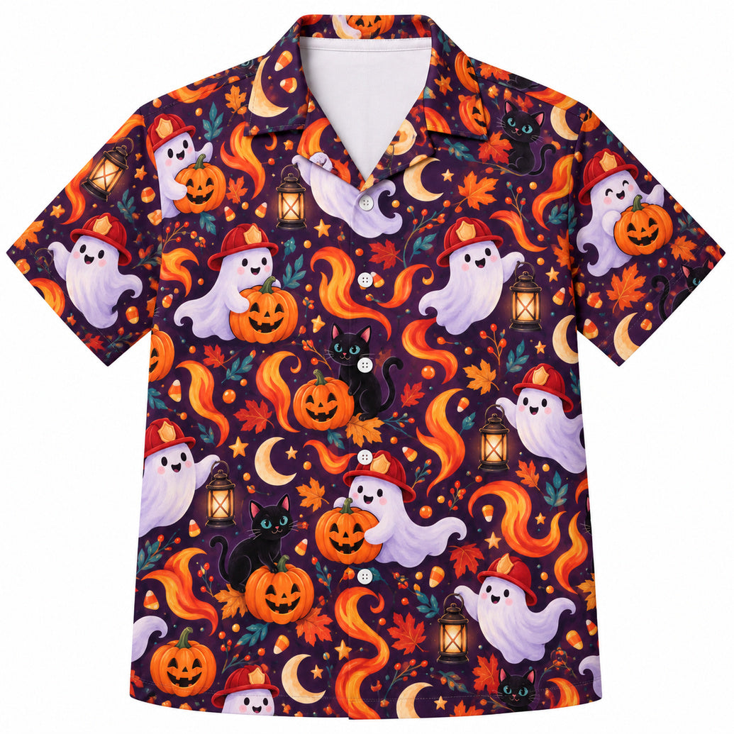 Pumpkin Patrol Pals Hawaïshirt