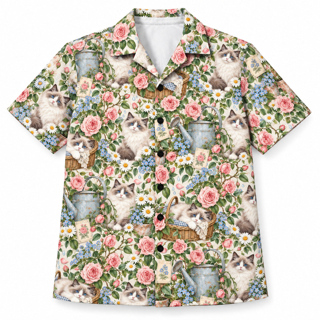 Ragdoll Rosewater Cottage Hawaïshirt