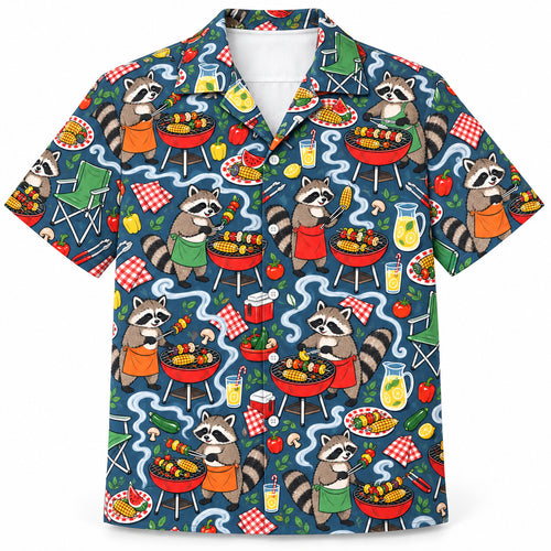 Backyard Smoke & Sizzle Hawaiian Shirt