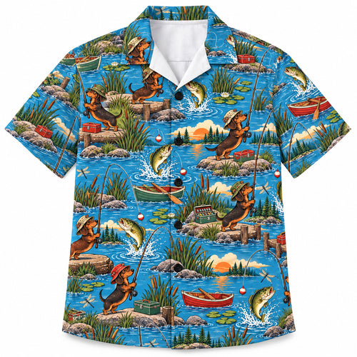 Reel Short, Fish Tall Hawaïshirt