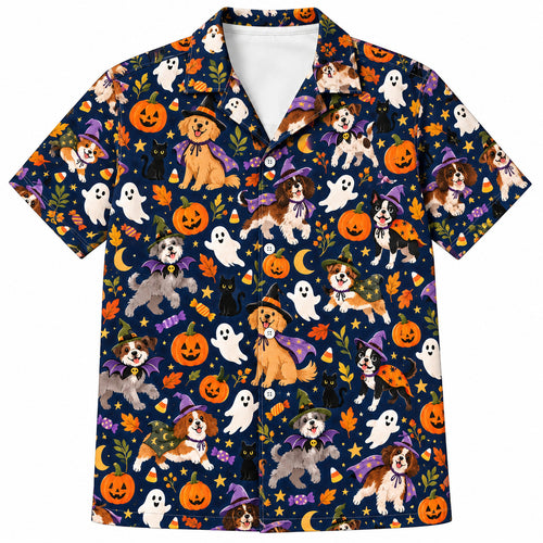 Moonlit Mutt Trick-or-Treat Hawaïshirt