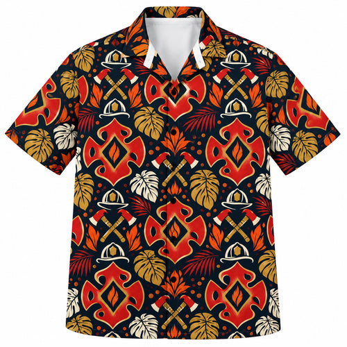 Four-Point Ember Crest Hawaiihemd