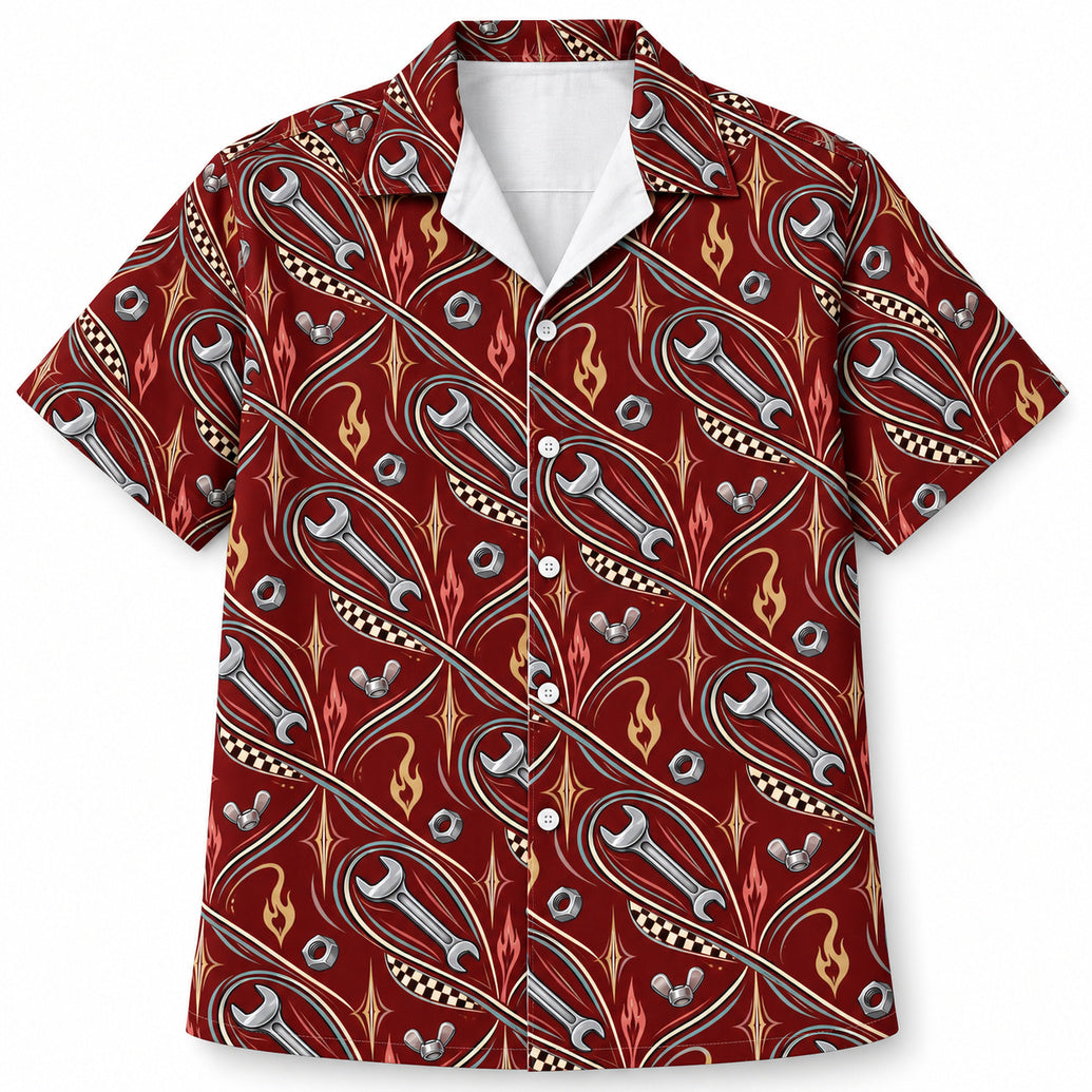 Pinstripe Pit Lane Hawaïshirt