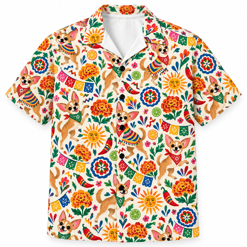 Chihuahua Sol Fiesta Hawaïshirt