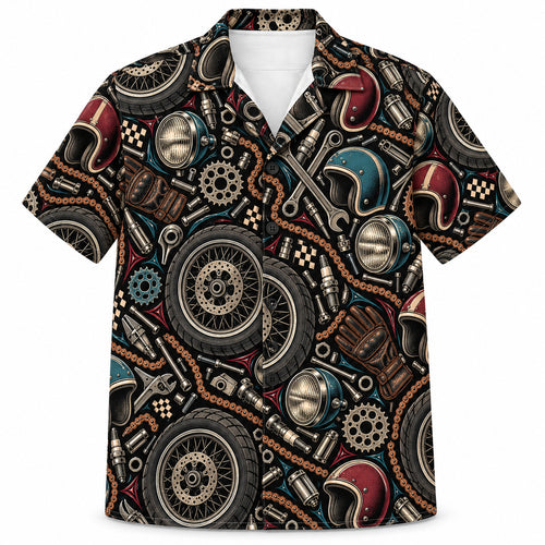 Two-Wheel Tool Club Hawaïshirt