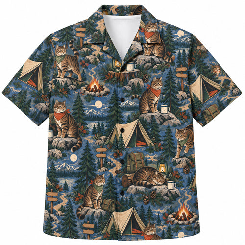 Tabby Campfire Trail Hawaiihemd