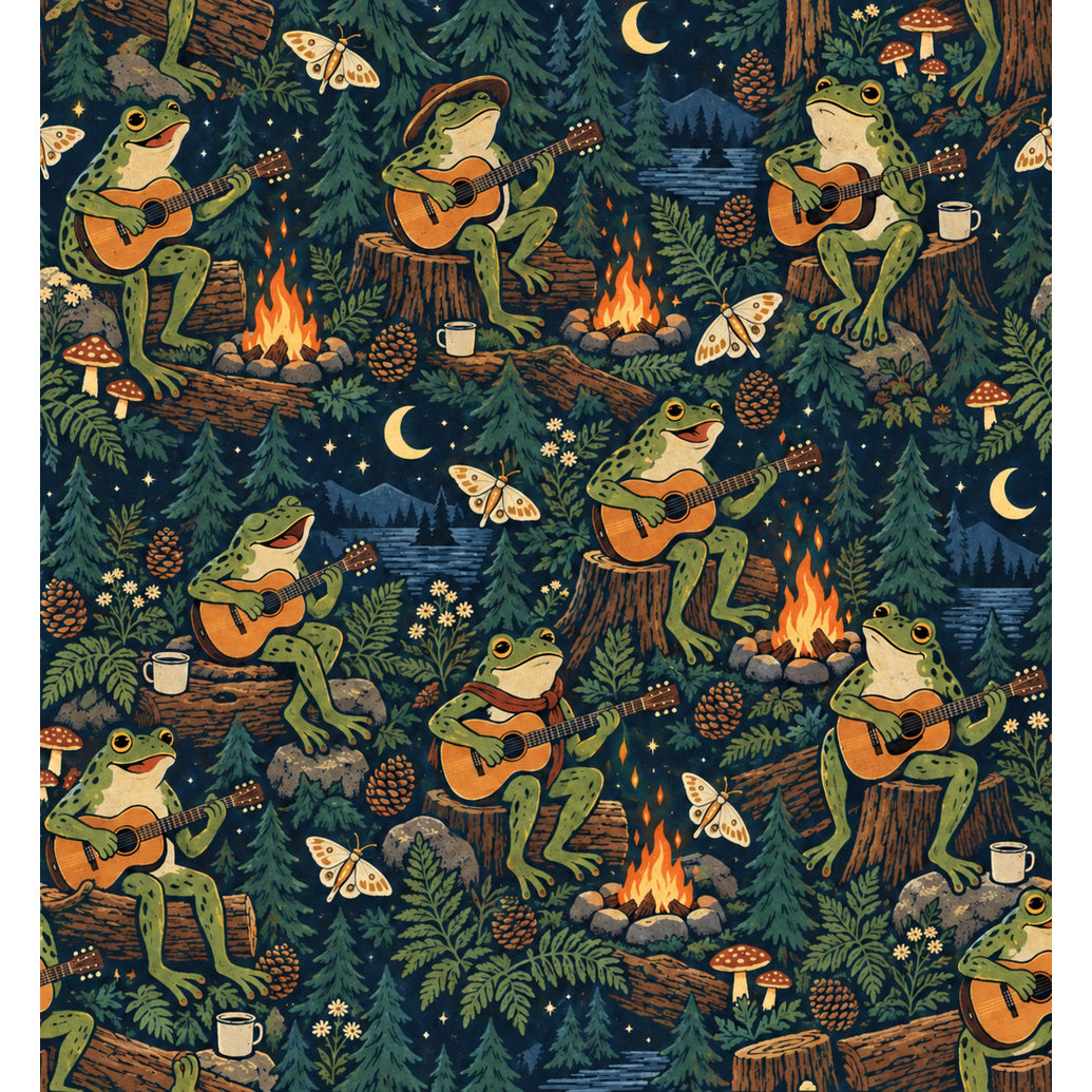 Pinefire Frog Folk Session Hawaiian Shirt