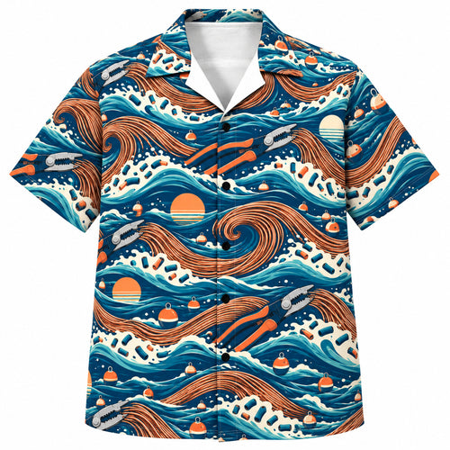 Coastal Copper Breakers Hawaiian Shirt