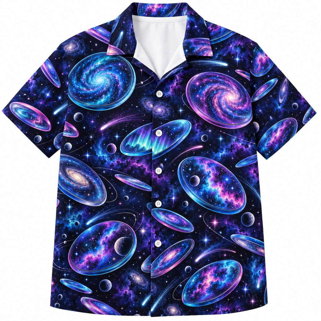 Nebula Flight Discs Hawaiian Shirt