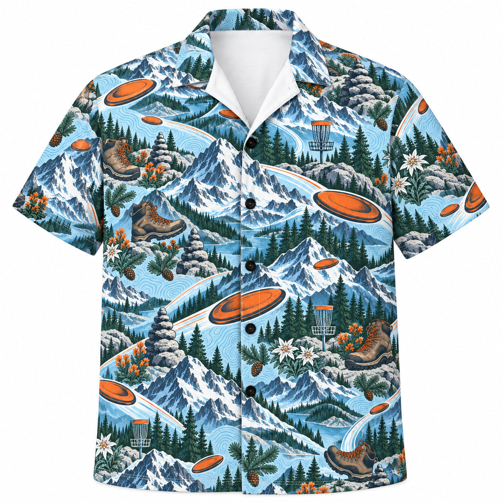 Alpine Flight Path Hawaiian Shirt