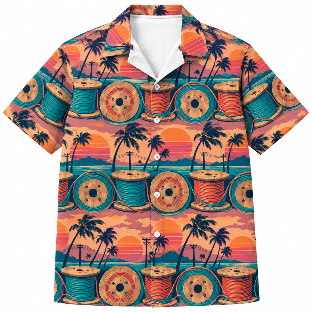 Sunset Spool Island Shift Hawaiian Shirt