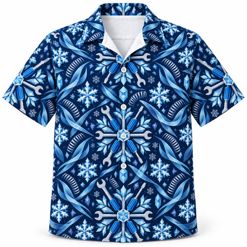 Arctic Service Prism Hawaiian Shirt