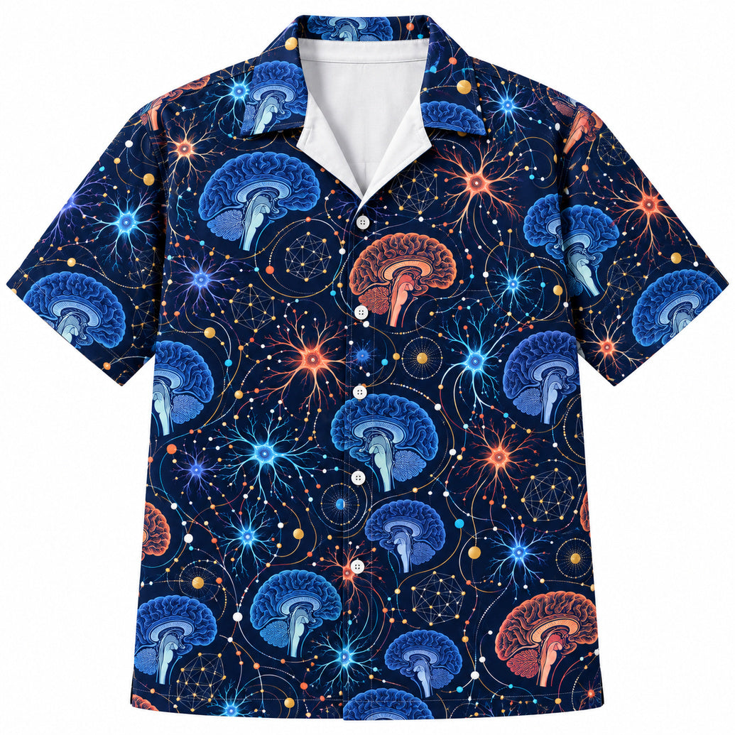 Neural Mosaic Atlas Hawaiian Shirt