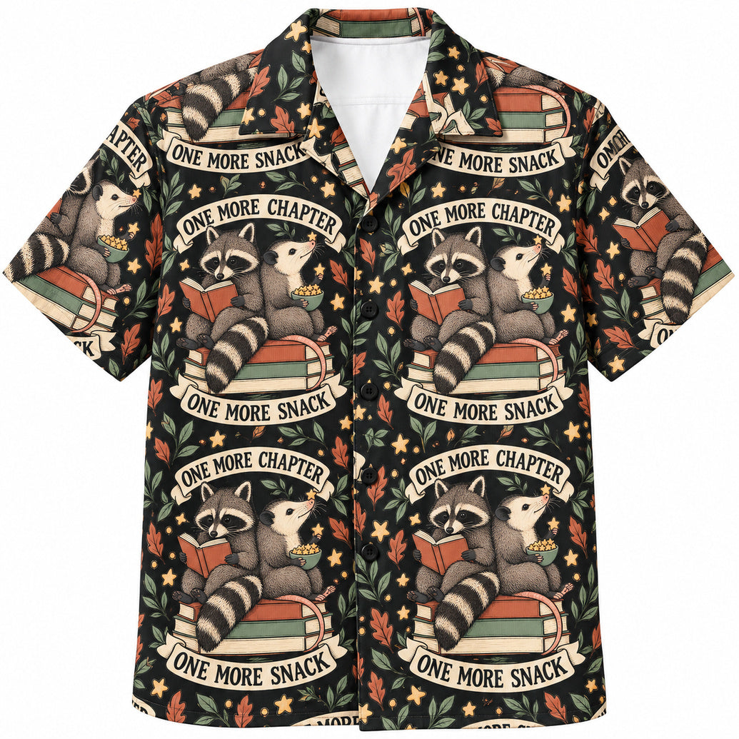 One More Chapter, One More Snack Hawaiian Shirt