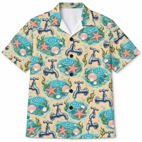 Tidepool Tap Parade Hawaiian Shirt