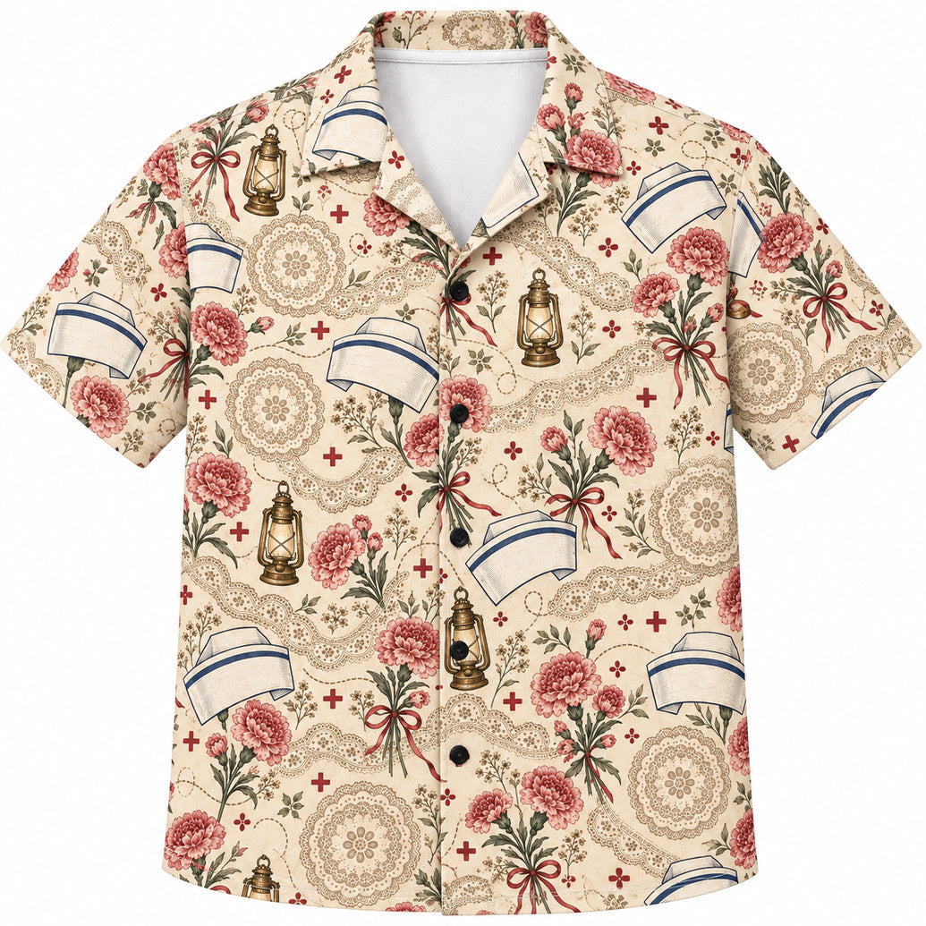 Lace & Lantern Nursing Heritage Hawaiian Shirt