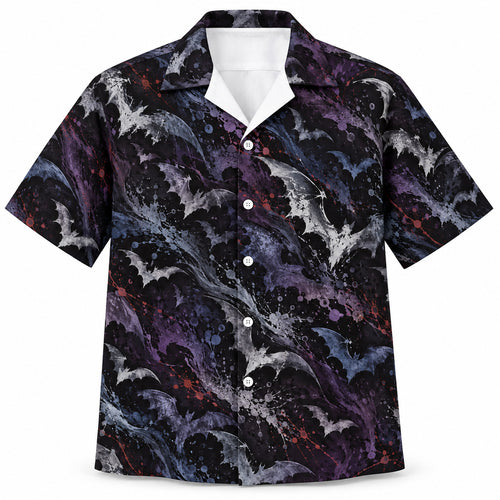 Inkflow Bat Eclipse Hawaiian Shirt