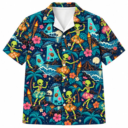 Tiki Beam Beach Party Hawaiian Shirt