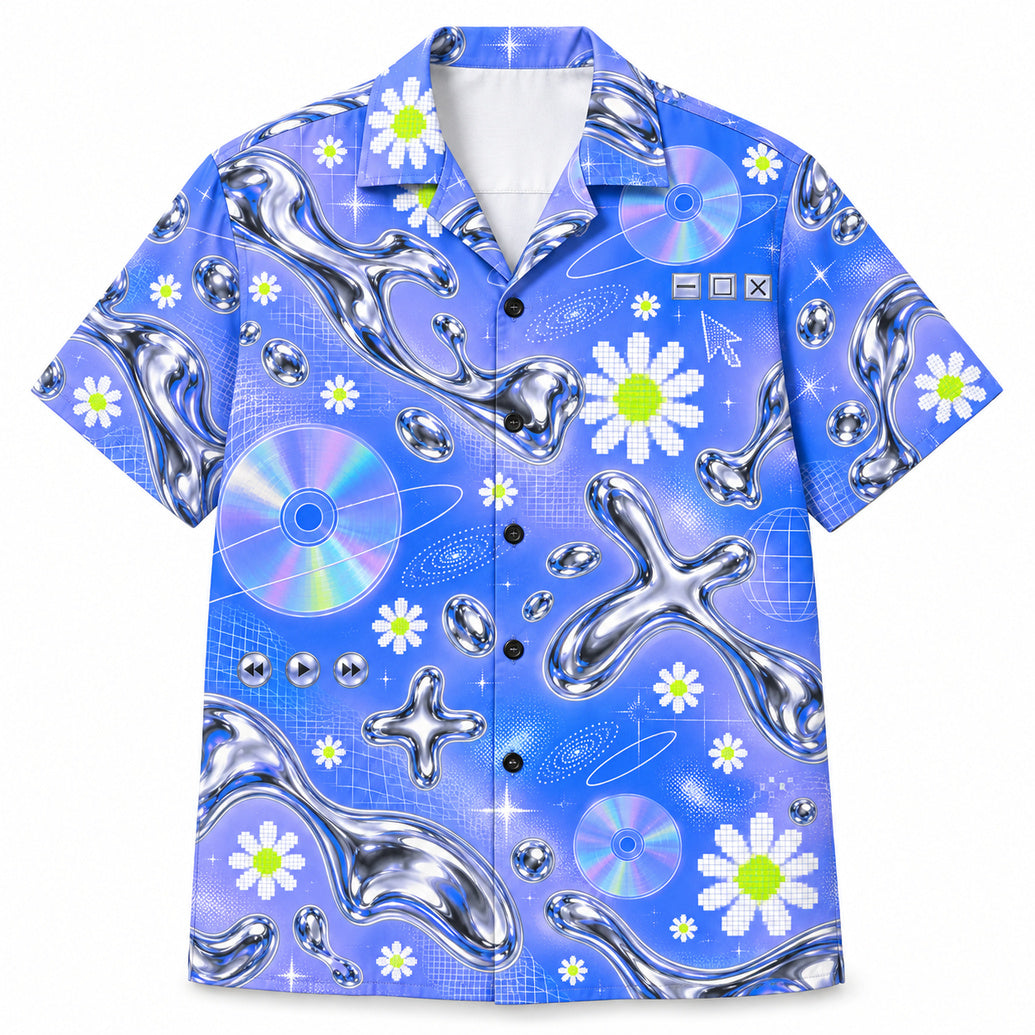 Chrome Daisy Dial-Up Drift Hawaiian Shirt