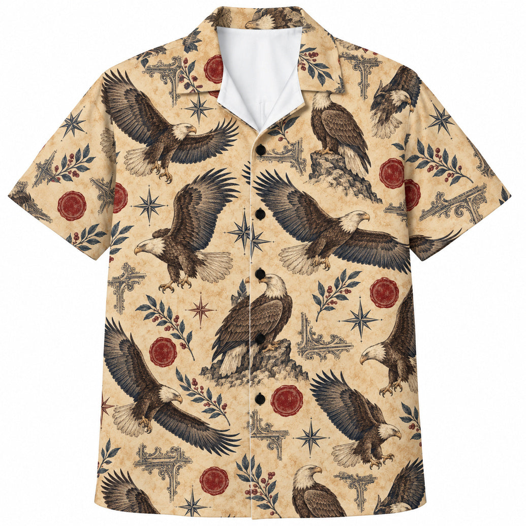 Archivist Eagle Ledger Hawaiian Shirt