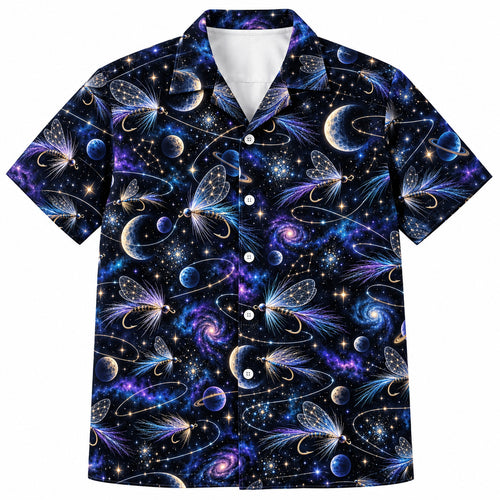 Starlit Fly Constellation Hawaiian Shirt