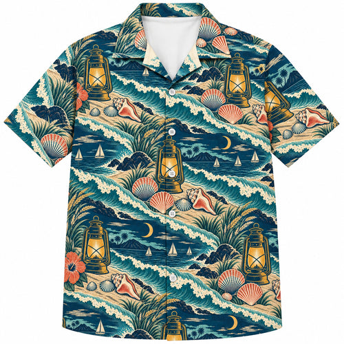 Tidepool Lantern Evening Hawaiian Shirt
