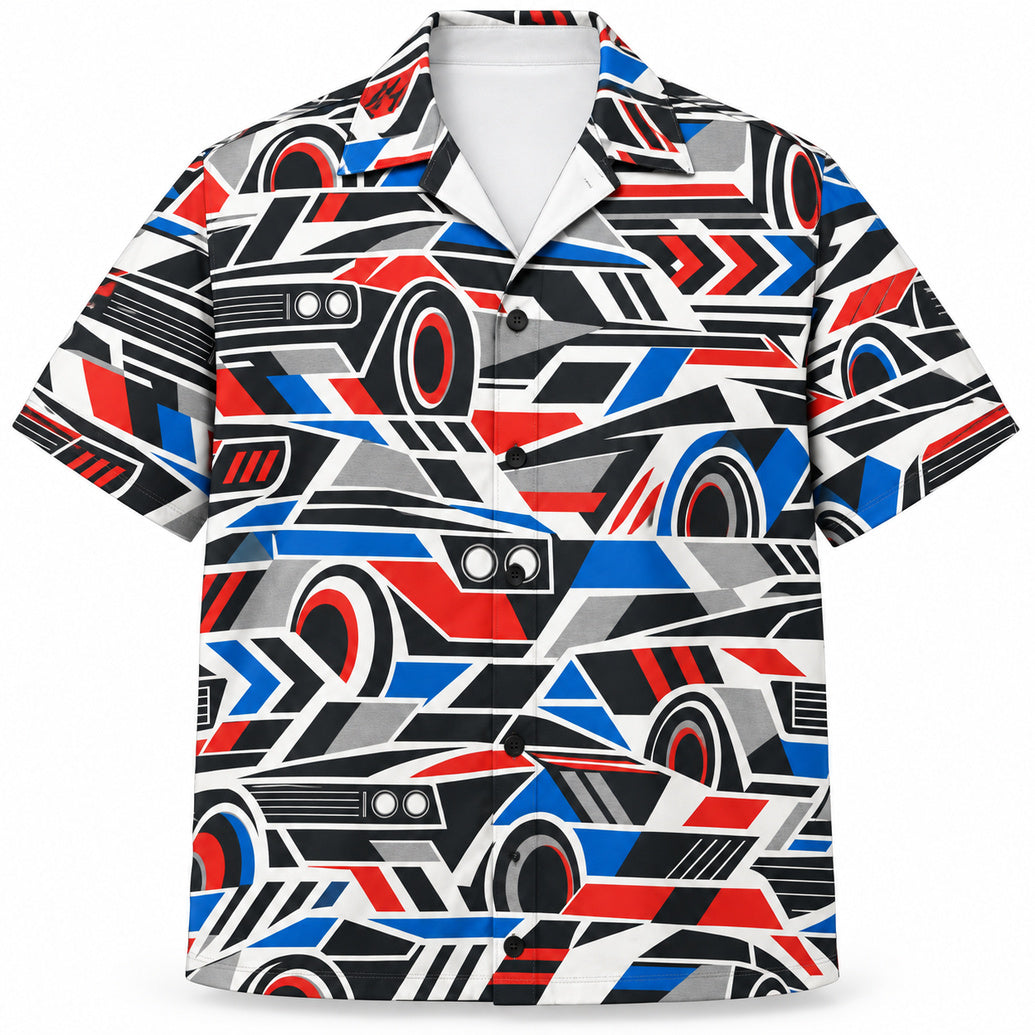 Vector Torque Mosaic Hawaiian Shirt