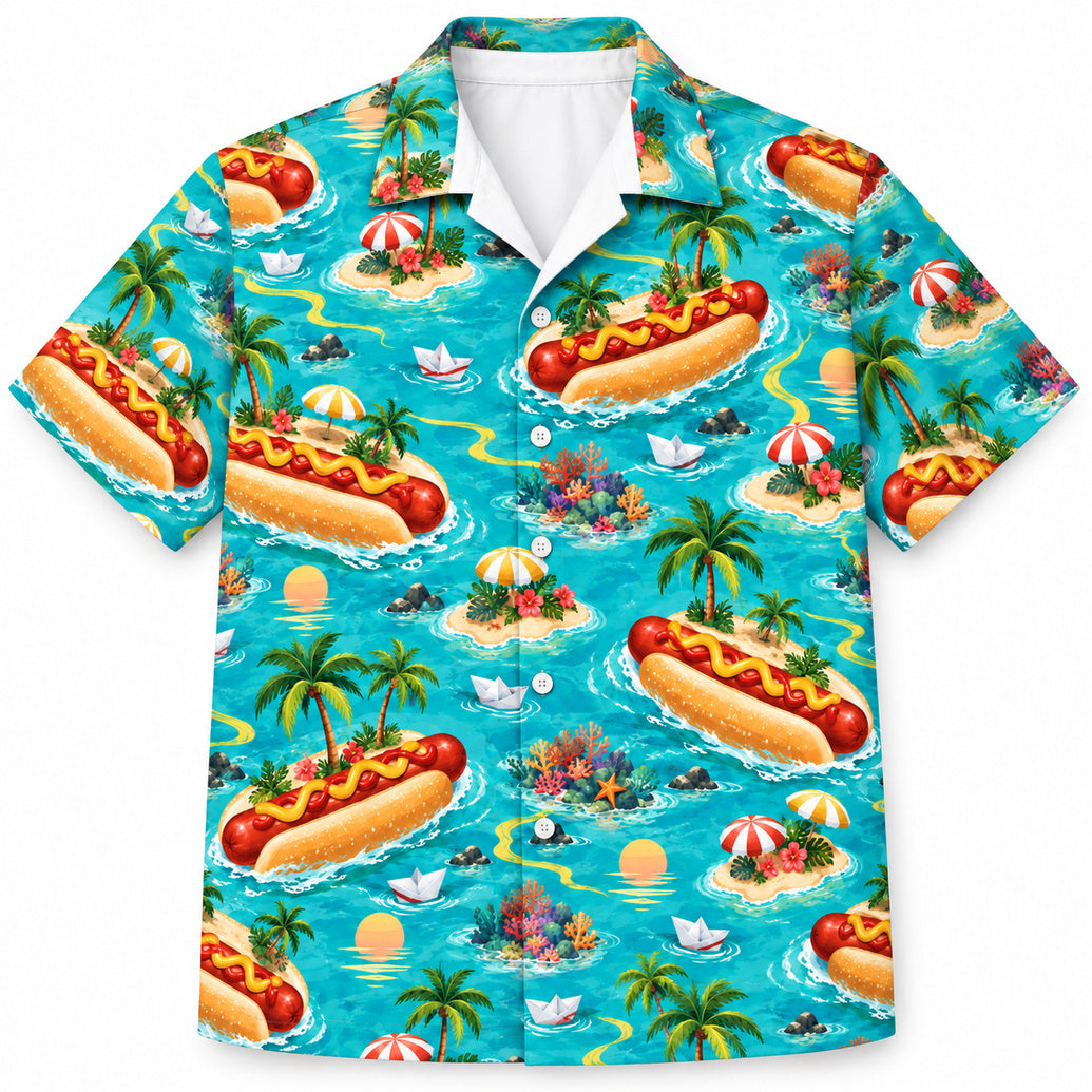 Frankfurter Atoll Getaway Hawaiian Shirt