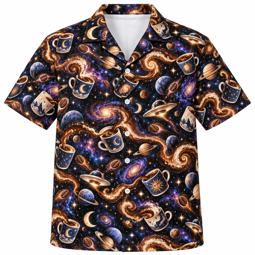 Caffeine Nebula Drifters Hawaiian Shirt