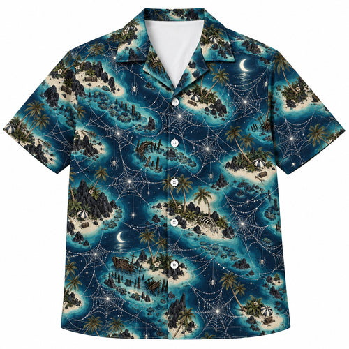 Cursed Atoll Lace Hawaiian Shirt