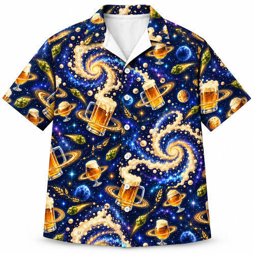 Foam Nebula Pour Hawaiian Shirt