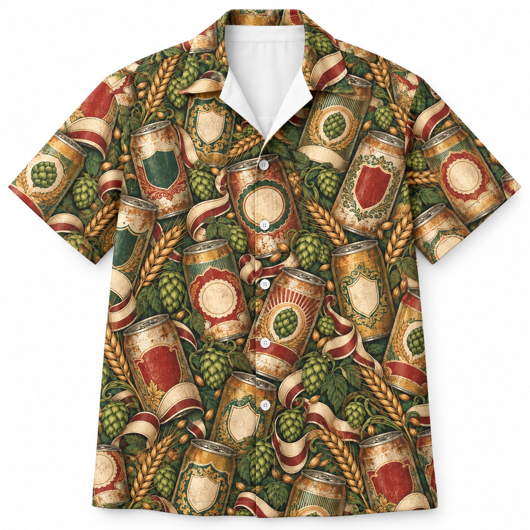 Heritage Hop Tin Parade Hawaiian Shirt