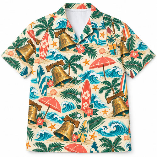 Liberty Bell Surfbreak Hawaiian Shirt