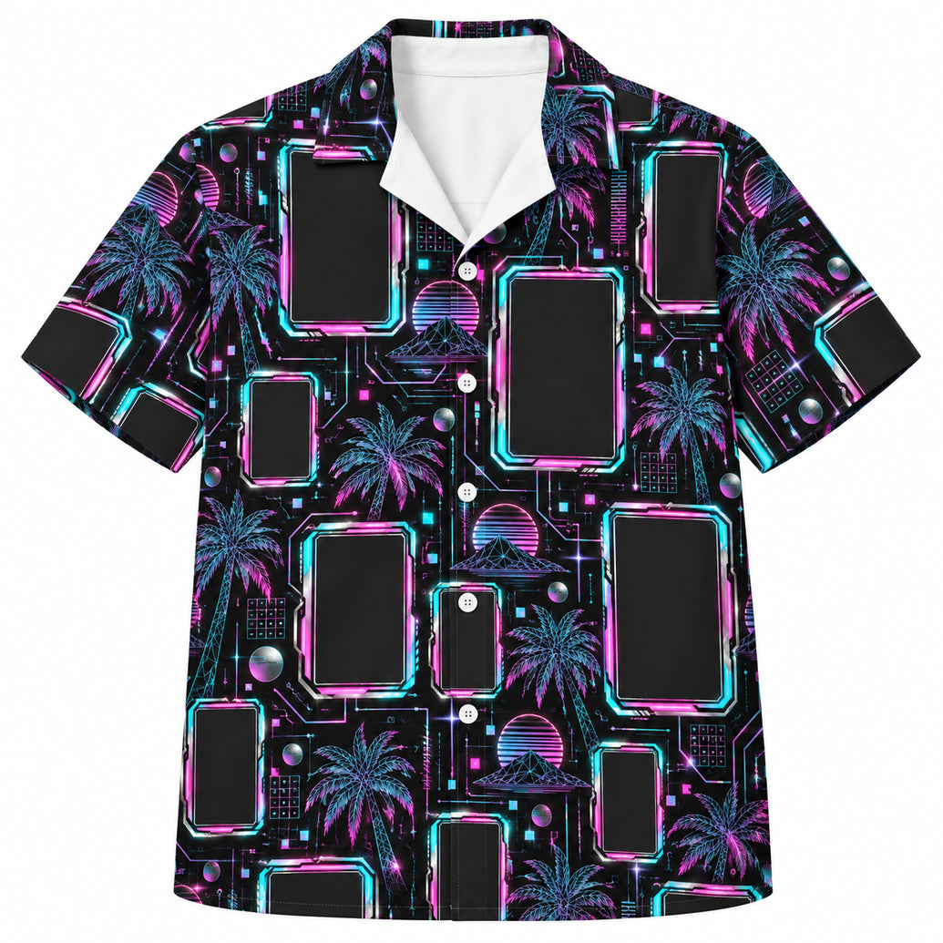 Gridlight Avatar Portals Hawaiian Shirt