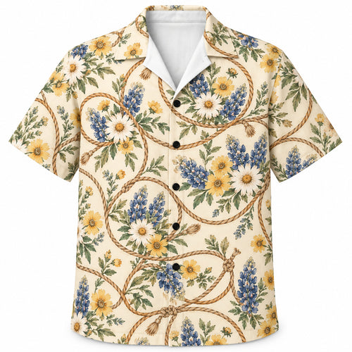 Prairie Lasso Posy Hawaiian Shirt