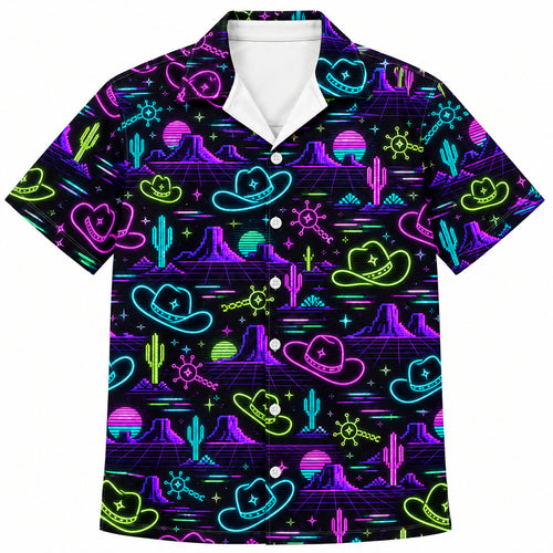 Gridline Stetson Hawaiian Shirt