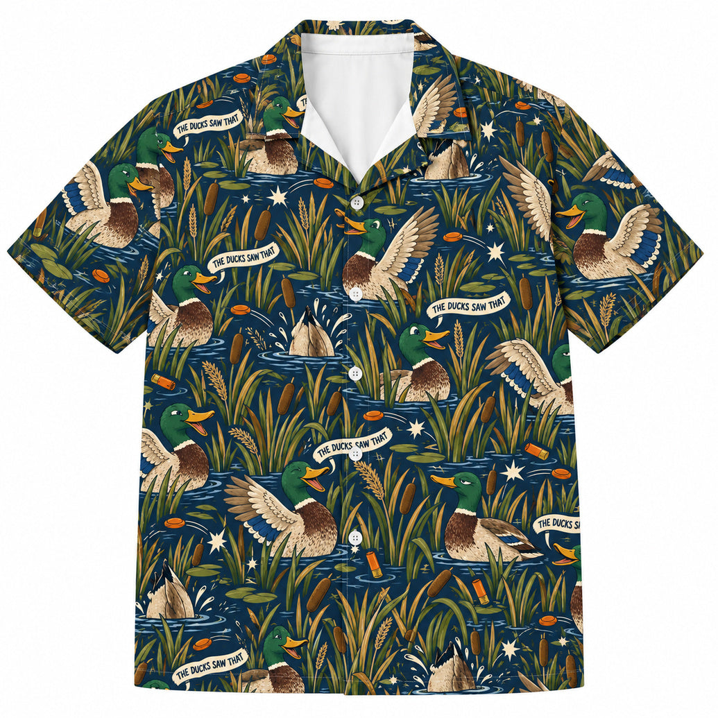 The Ducks Saw That Hawaiian Shirt