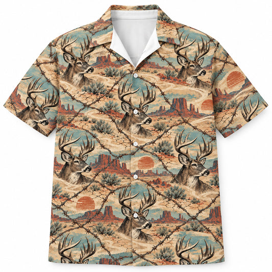Dustwire Buck Range Hawaiian Shirt