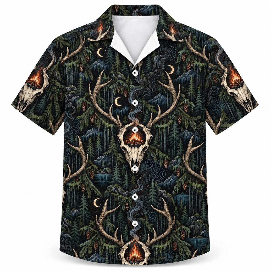 Ember Antler Nightfall Hawaiihemd