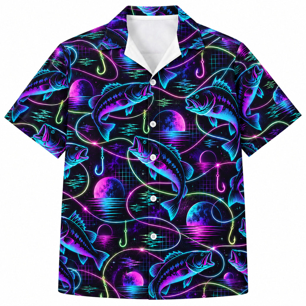 Electric Bass Nightline Hawaiihemd