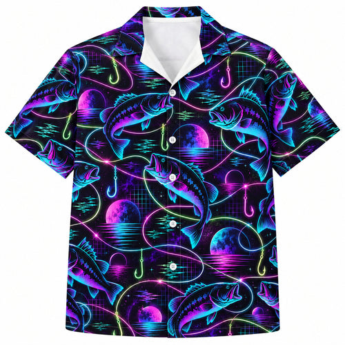 Electric Bass Nightline Hawaiihemd