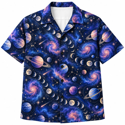 Nebula Moon Atlas Hawaïshirt