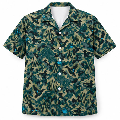 Hawaiihemd „Digital Marsh Signal“